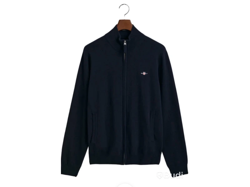 Tröja Gant, superfine lambswool zip cardigan, stl. XL, herr