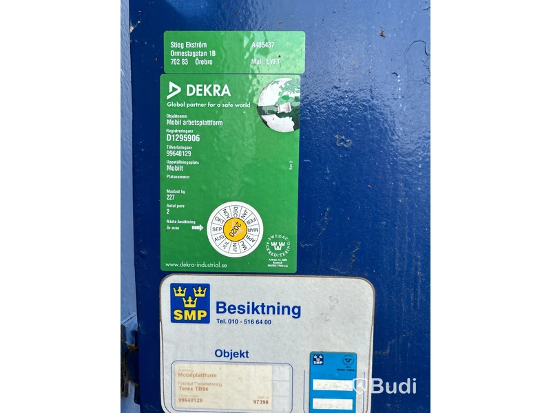 Bomlift Terex TB66 | 5888h | 1999