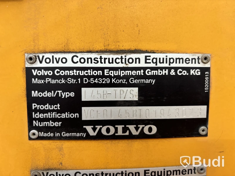 Hjullastare Volvo L45B | 6348h | 2008 | Planerskopa | Gafflar