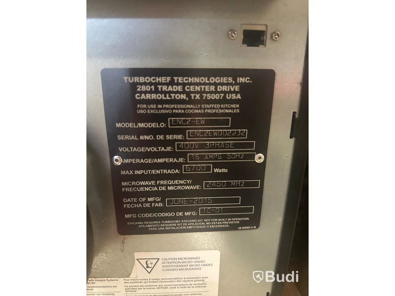 Snabbmatsugn, Turbochef Encore 2