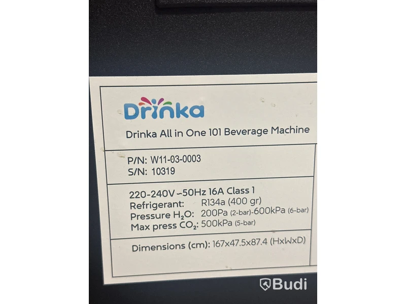 Kaffe- och läskautomat, DRINKA