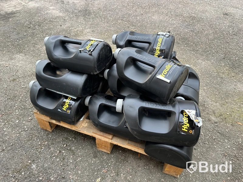 16 st 4L dunkar med hydraulolja