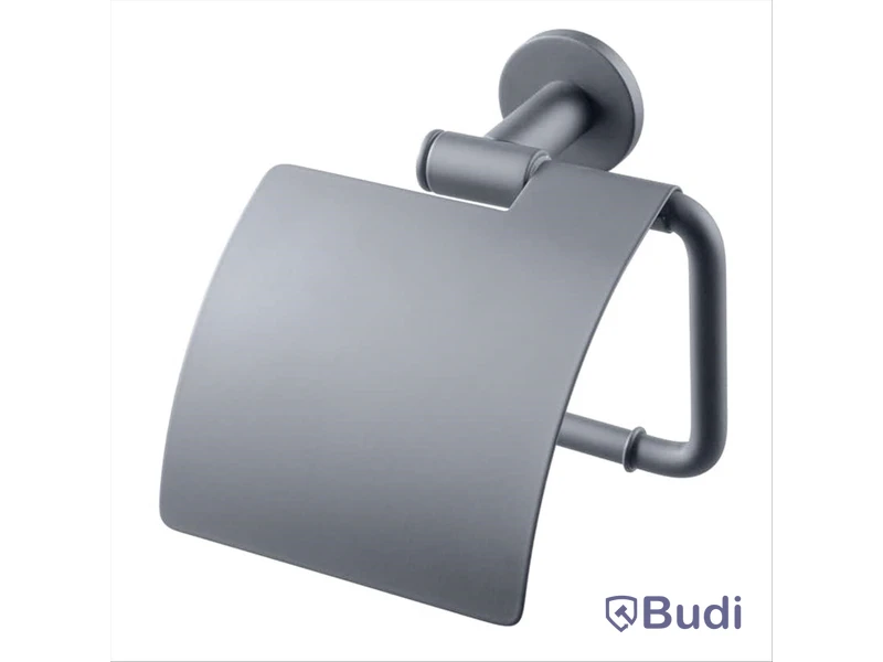 Toalettpappershållare med lock Tapwell, TA236 ascot grey