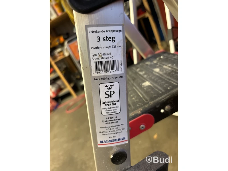 3 st aluminiumstegar