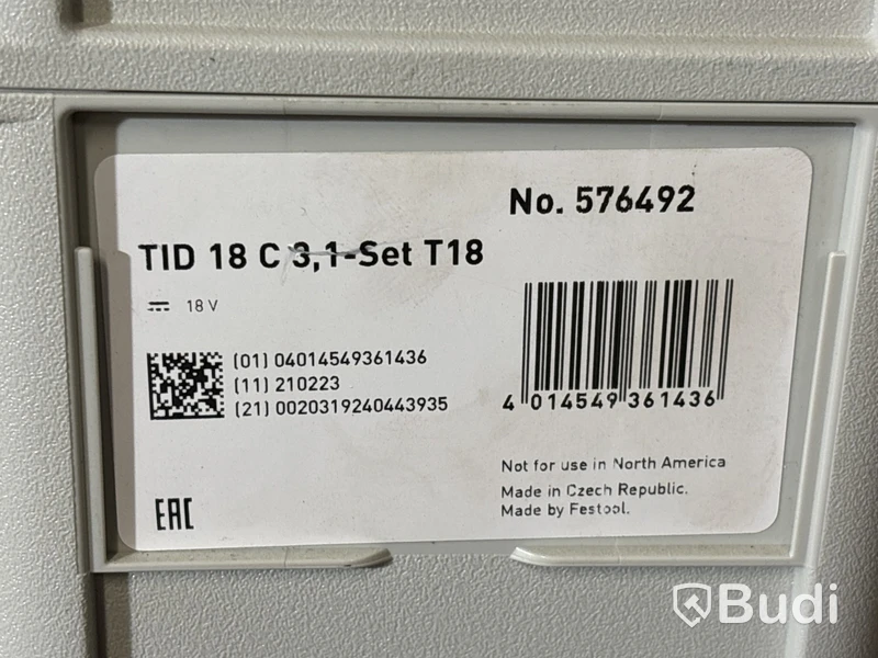 Skvruvdragare & slagskruvdragare Festool TID 18 & T 18