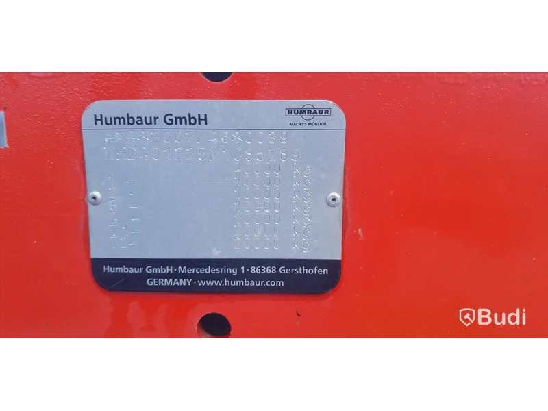 Lastbilssläp Humbaur HTD40 -2022