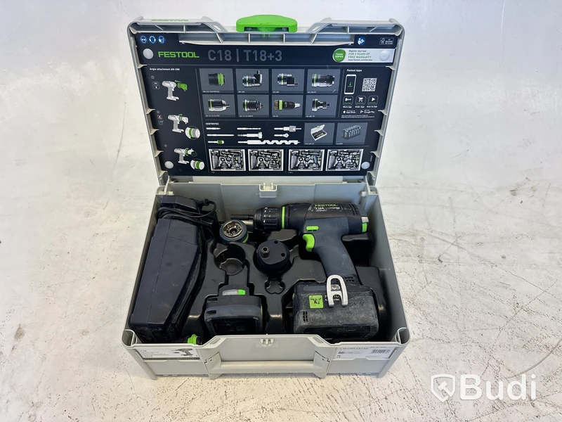 Skruvdragare 18V Festool, T18+3