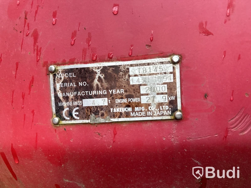 Bandgrävmaskin Takejob TB145 -2000