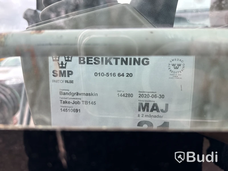 Bandgrävmaskin Takejob TB145 -2000