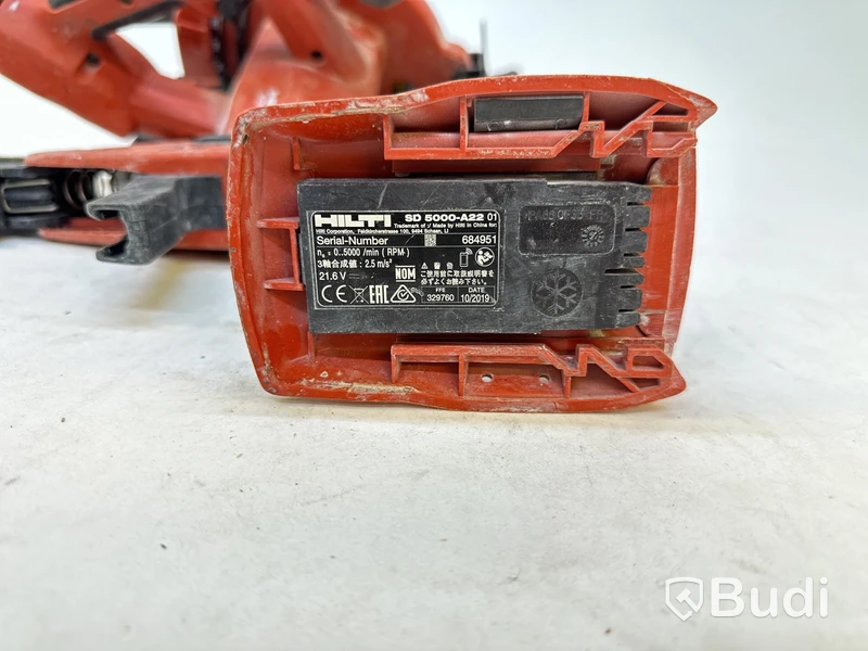 Gipsskruvdragare, skruvmagasin och cirkelsåg Hilti, SD 5000-A22, SMD 57 och SCW 22-A