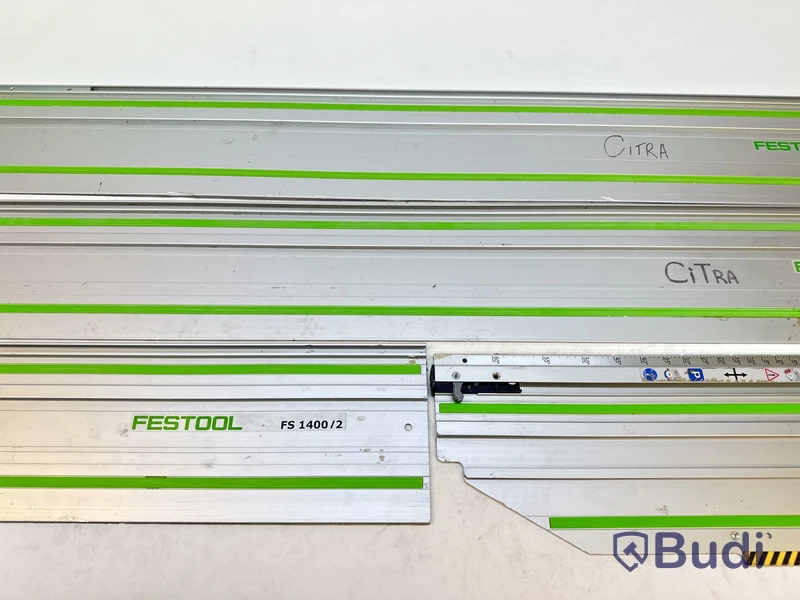4 st. Styrskenor Festool, olika modeller