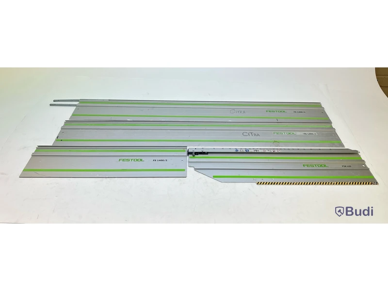 4 st. Styrskenor Festool, olika modeller