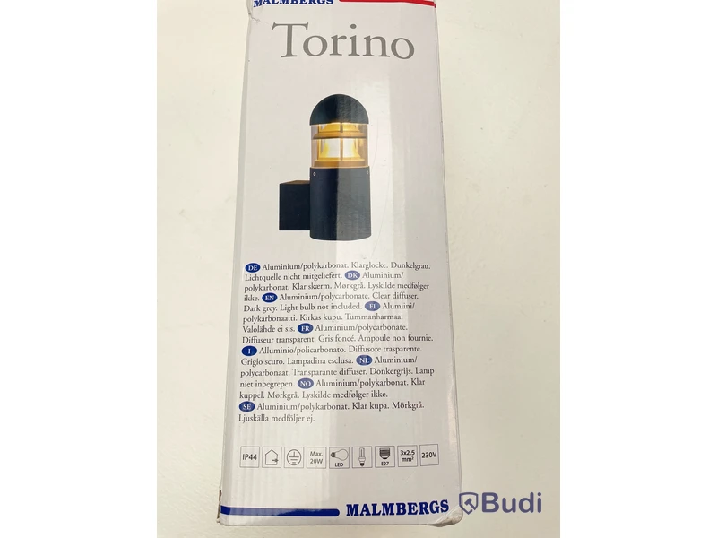 Väggarmatur Malmbergs, Torino