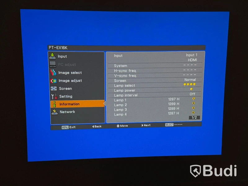 Projektor Panasonic, PT-EX16K