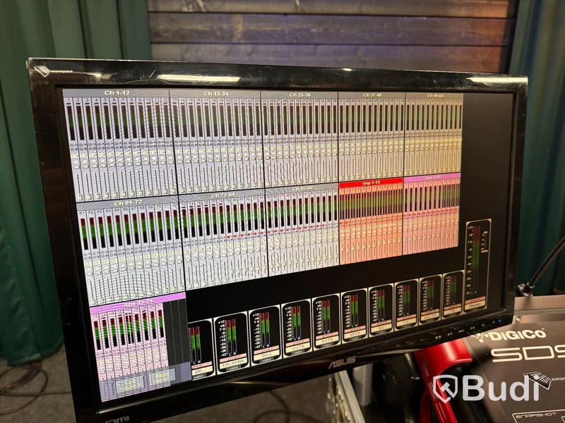 Mixerbord Digico, SD9 + MaDiRack