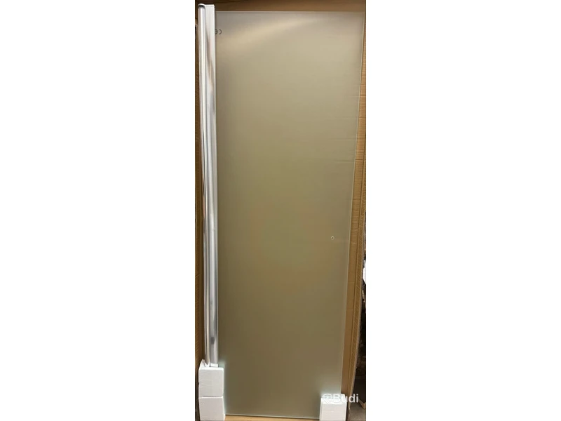 (Ny) Duschvägg Alterna Rak Enkeldörr 80 cm Frostat glas