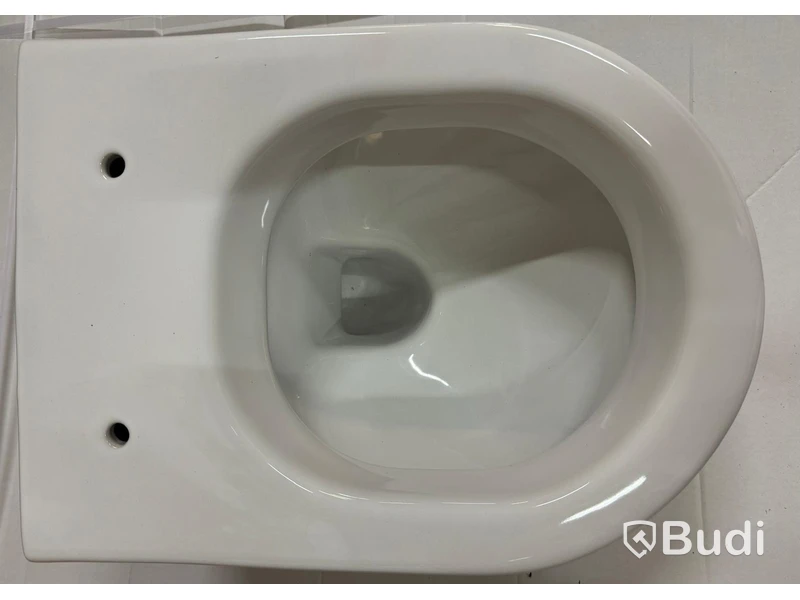 (Ny) WC-stol Vägghängd Alterna Opus Compact Vit
