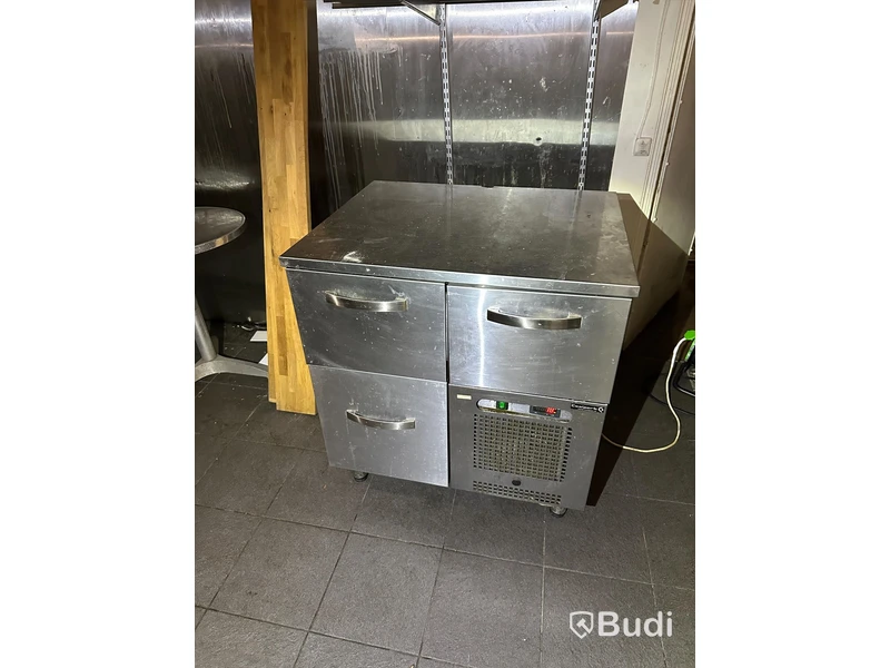 Kylbänk 3 st lådor, Inox Baltic