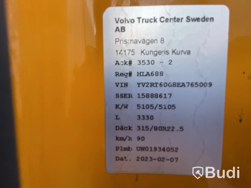 Tippbil Volvo FH 8X4 16.1 I-Shift  550 hp -2014 | Reparationsobjekt