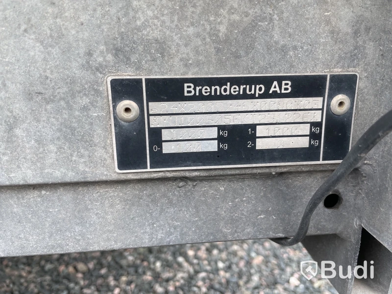 Släp BRENDERUP, S1938, 2018