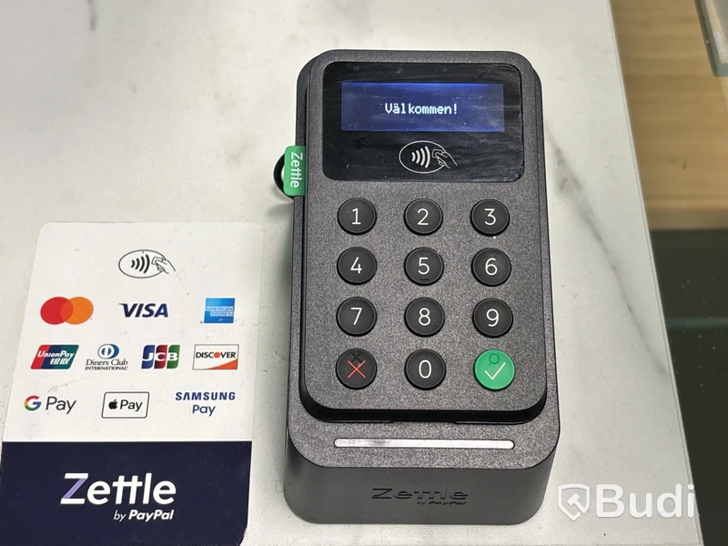 Kassasystem Zettle med iPad, kortterminal & kvittoskrivare