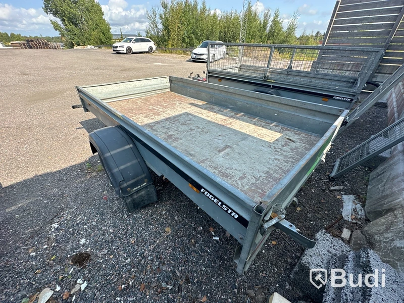 Släpvagn med gallergrindar Brenderup, 750 kg, -2015