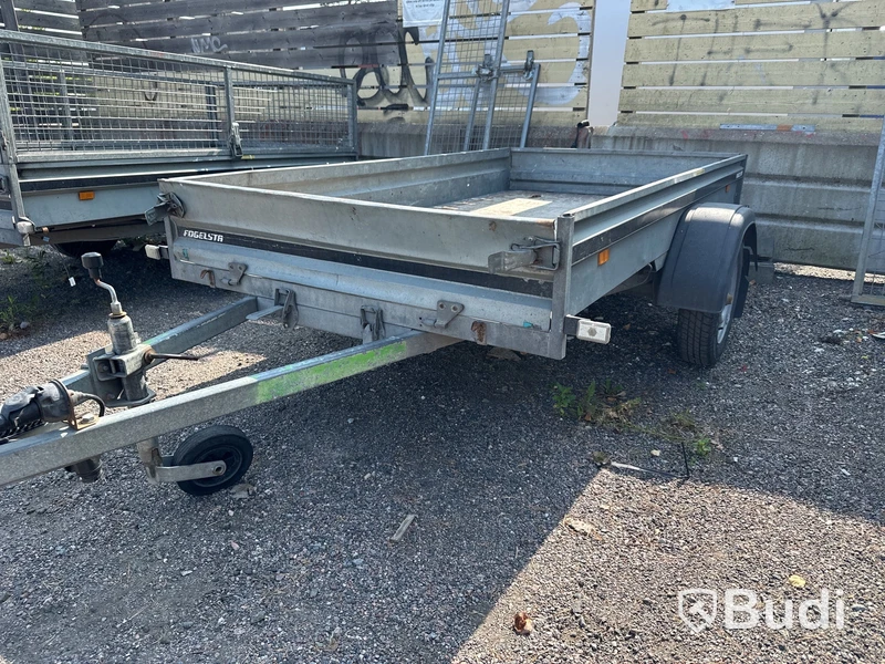 Släpvagn med gallergrindar Brenderup, 750 kg, -2015