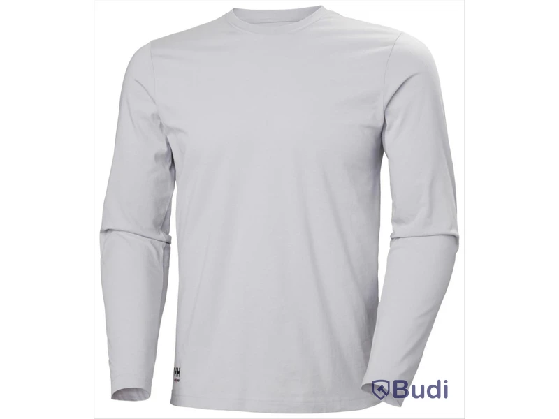 2 st. LÅNGÄRMAD T-SHIRT HELLY HANSEN, STL M, GRÅ