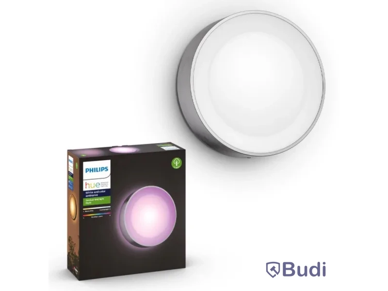 Väggarmatur Phillips Hue, Daylo 15W LED, 1050 lm, Rostfritt stål