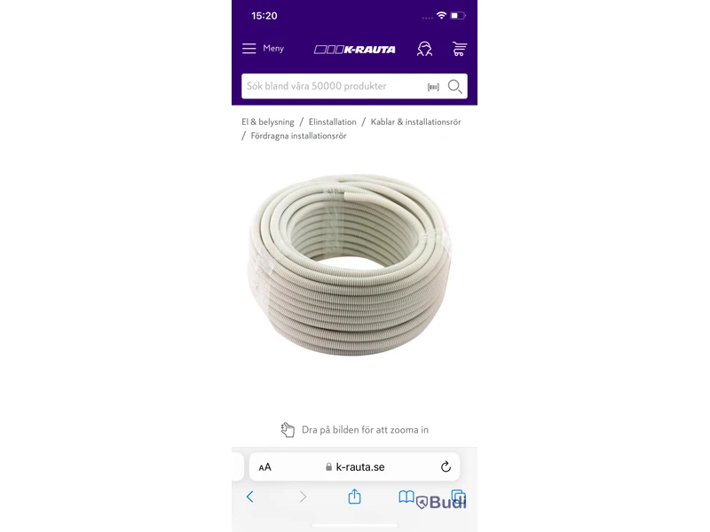Flexrör 16Mm Med Fk5G1,5 25M