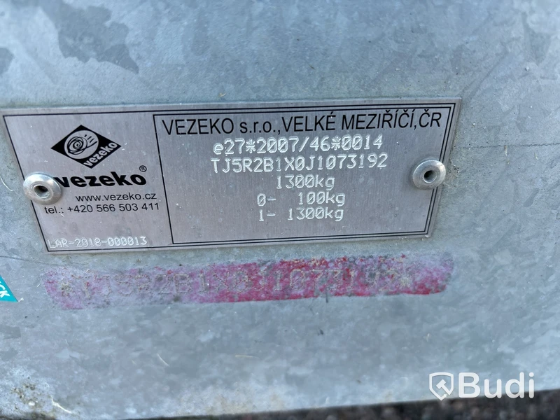 Rastvagn Vezeko 1300 kg, -2018