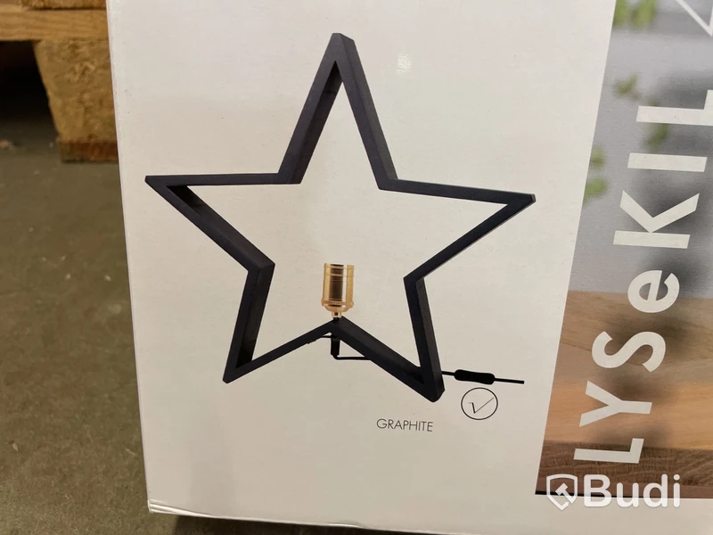 2 st. Julstjärna belysning, lysekil star trading