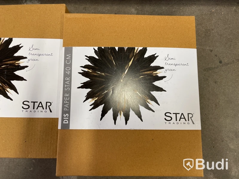 Parti med julbelysning, star trading