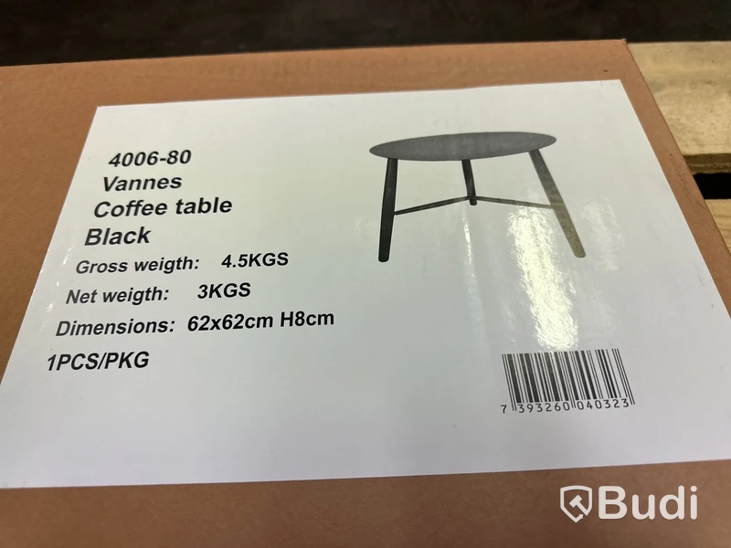 Bord - Vannes Brafab, svart