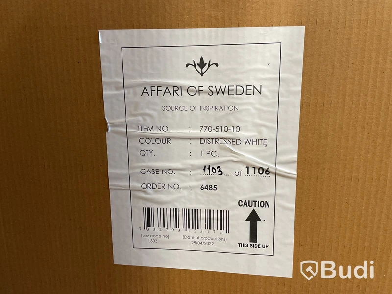 Spegel Affari of Sweden, 770-510-10, distressed white
