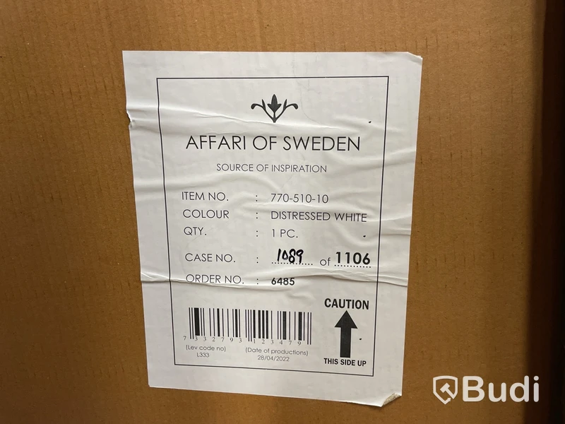 Spegel Affari of Sweden, 770-510-10, distressed white