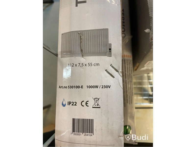 VÄRMEELEMENT OLJEFYLLD TERMO, 1000W 230V, Oil electronic
