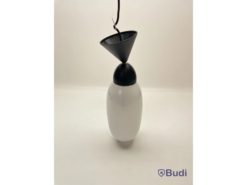 Taklampa El light, vit/svart
