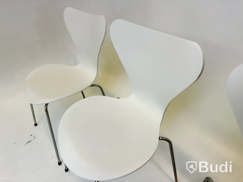 4 st. stolar Republic of Fritz Hansen, Design Arne Jacobsen.