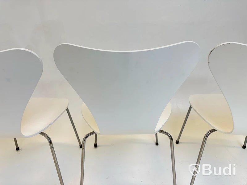 4 st. stolar Republic of Fritz Hansen, Design Arne Jacobsen.