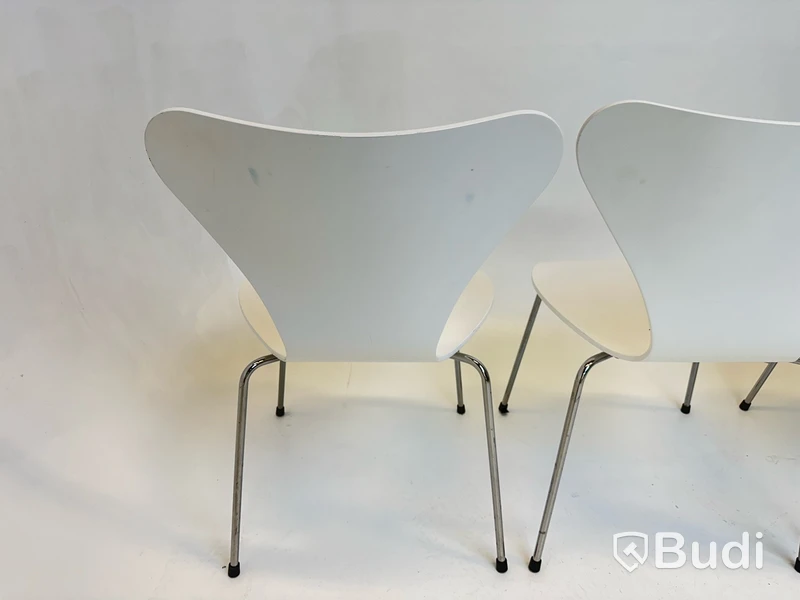 4 st. stolar Republic of Fritz Hansen, Design Arne Jacobsen.