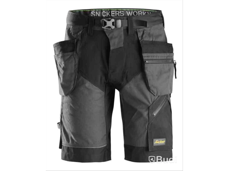 SHORTS SNICKERS 6904 GRÅ\/SVART, STRETCH FW HF STL 52
