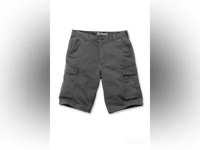 SHORTS CARHARTT 103542, MÖRKGRÅ STL 40