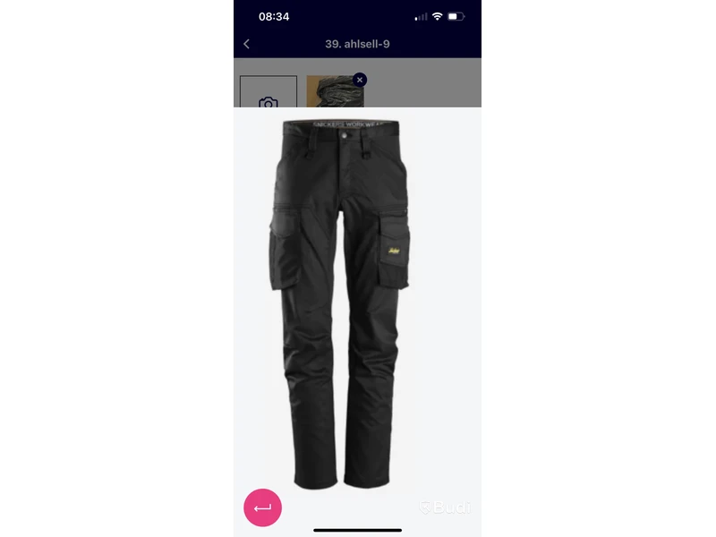 6803 AllroundWork Snickers Workwear Servicebyxa stretch, svart Svart, Ord. pris inkl. moms: ca 956 kr