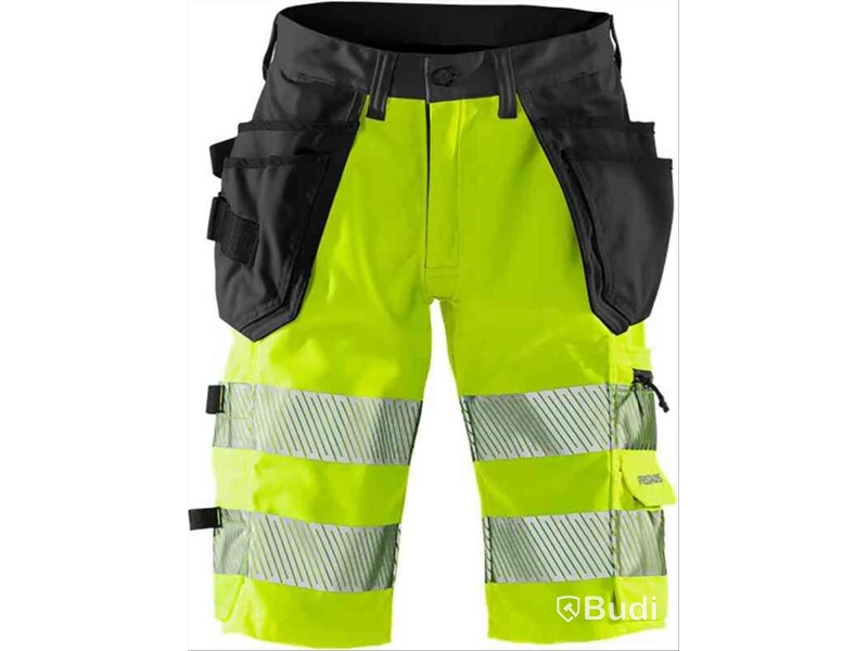 SHORTS FR 2509 PLU STRETCH, VARSEL GUL\/SVART C60, Ord. pris inkl. moms: ca 1100 kr