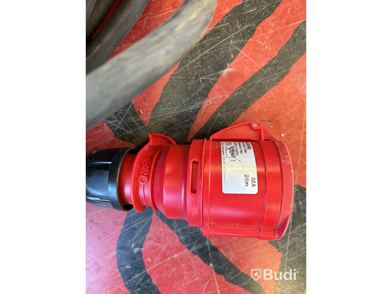 Byggcentral samt kabel, 32A