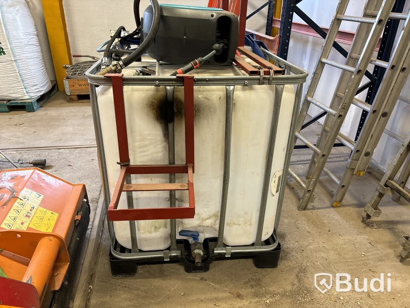 IBC-kärl med slangvinda m.m.