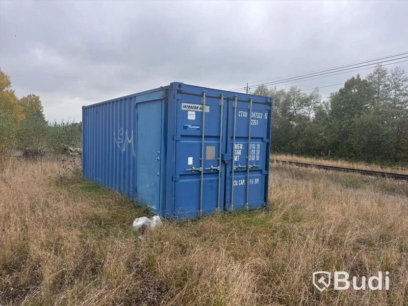 20 fots container, isolerad,  verkstadinredd