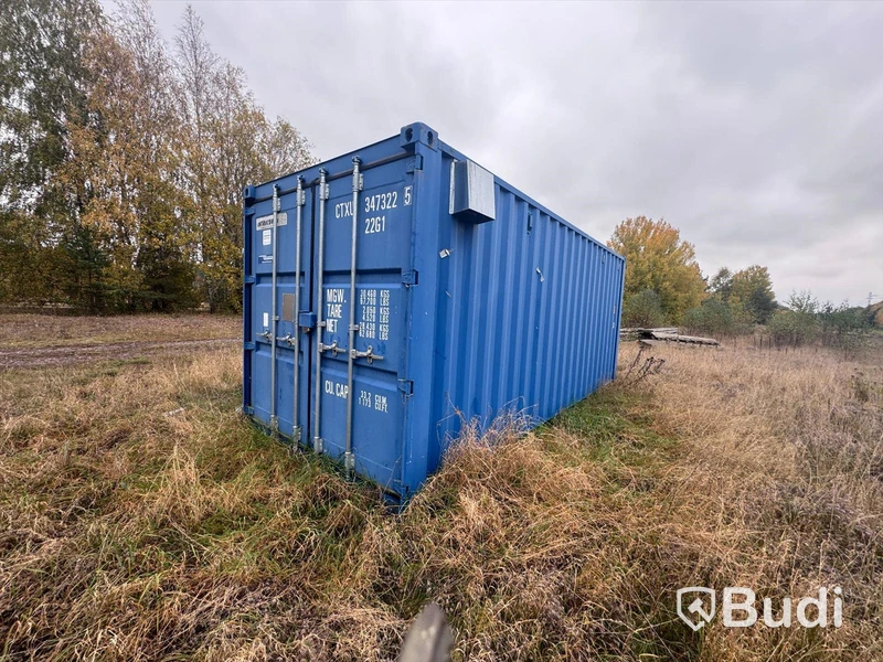 20 fots container, isolerad,  verkstadinredd