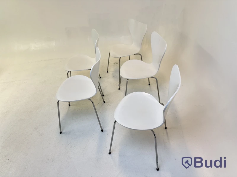 5 st. Stolar Fritz Hansen, Design Arne Jacobsen